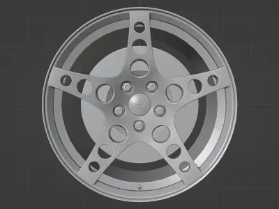HGK - Wheels - Game Ready Low-poly 3D model