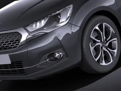 Citroen DS4 2016 VRAY 3D model