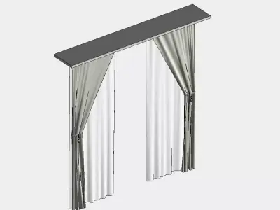 Curtain Revit Family Model 003 3D model