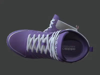 AdidasNeoRaleigh 9TIS HighTop sneakers Low-poly 3D model
