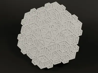 Merkaba Wallart 3D print model
