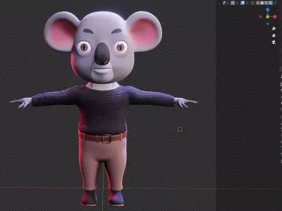 Koala - Canimal - Blender 3D model