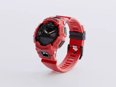 CASIO G-Shock Watch Low-poly 3D model