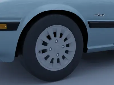 Mazda RX-7 FB 3D model