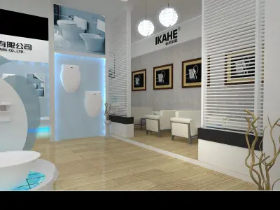 Booth - Area - 12X10-3DMAX2009-02 3D model