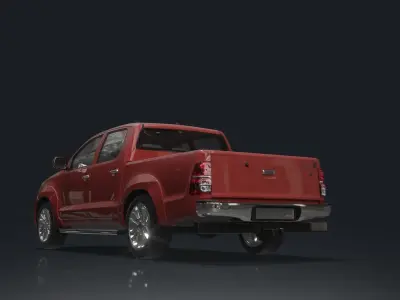 Toyota car Low-poly 3D model