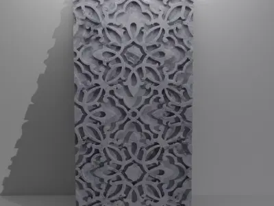 Islamic Geometric Design Pattern 3D model