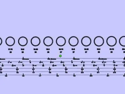 Eternity diamond ring 2 mm gems set 3D print model