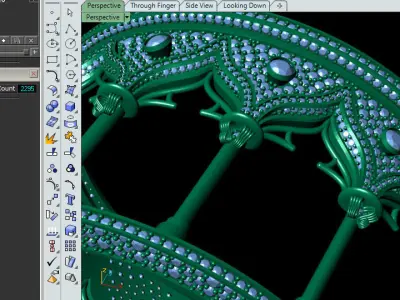 Unique bracelet 3D print model