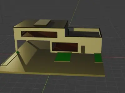 house without interior price one dollar 3D model