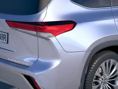 Toyota Highlander 2020 3D model