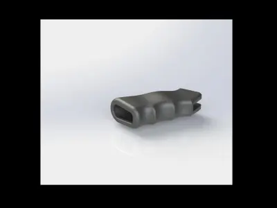 Simple AR grip 3D print model