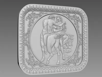Centaur Bas-Relief 3D model