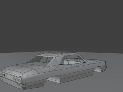 Low Poly Rusty Vehicle Pack - 9 Game Ready Cars and Trucks Low-poly 3D model