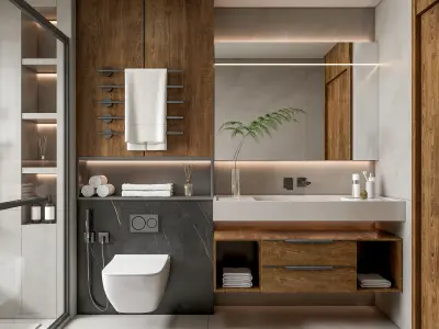 Bathroom 68 3D model