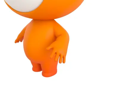 Character256 Rigged Mascot 3D model