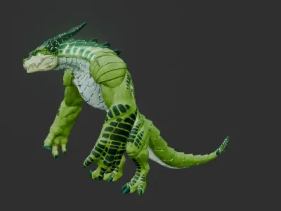 Forest Baronto Low-poly 3D model