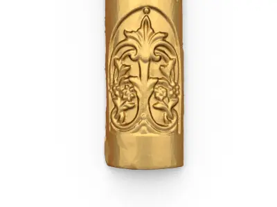 Classic decor ornament carved 02 3D model