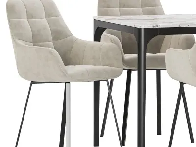 Dining set 25 3D model