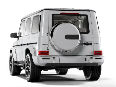 Mercedes-Benz-AMG G63  with interior also 3D model