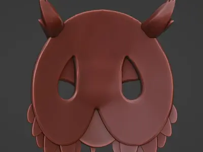 Owl Mask 3d printable 3D print model