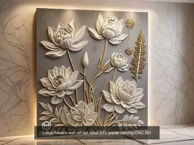 Premium 3D Panels CNC Print Ready Vol 7 3D Model Pack