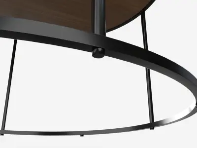 Coffee table Seaford round 3D model