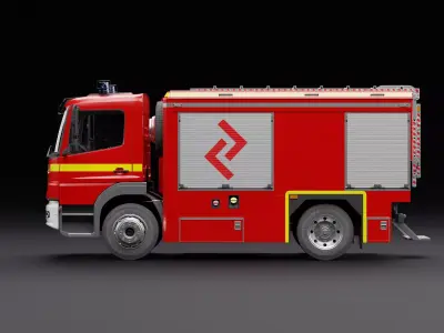 FireTruck Mercedes Atego 3D model