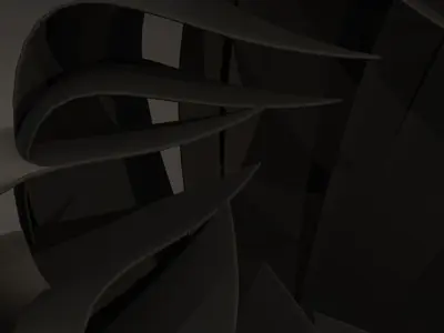 Abstract Petal 3D model