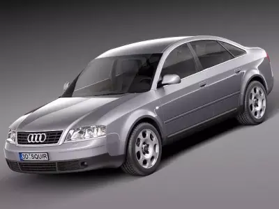 Audi A6 sedan 1997-2004 3D model