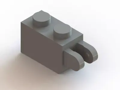 Lego Click Brick Free 3D model