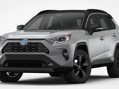 Toyota RAV4 Hybrid 2019 3D model