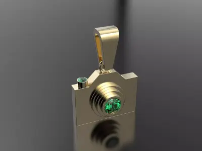 Camera pendant 3D print model