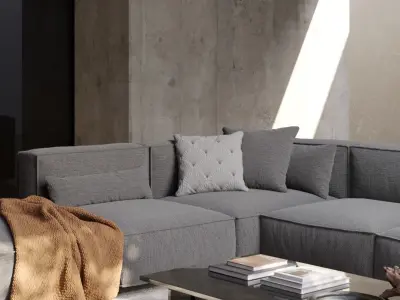 Virtual Location 001 - Cinema 4D Corona scene 3D model