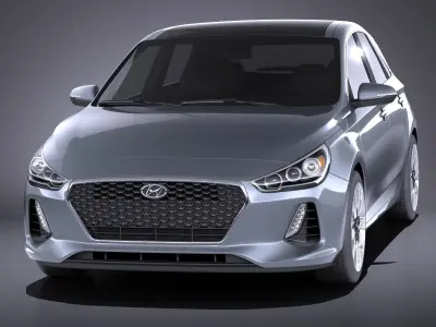 Hyundai Elantra GT 2018 3D model