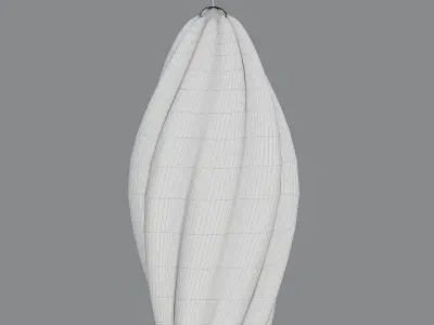  Twisted prolate shape candle  3D model