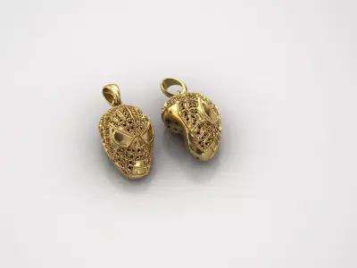 Golden Web Ring 3D print model