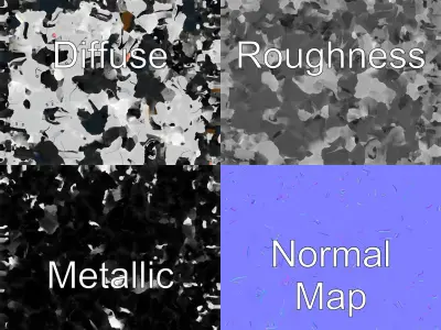 Futuristic Roller Coaster Car Model Pack Low-poly 3D model