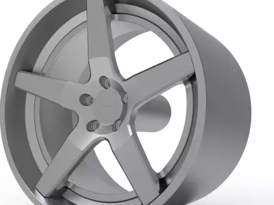 FORGELINE AL300 WHEEL 3D PRINT MODEL  3D print model
