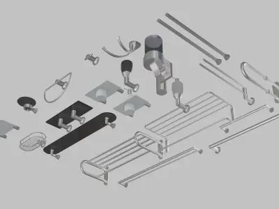 Bath Accessories 3D model