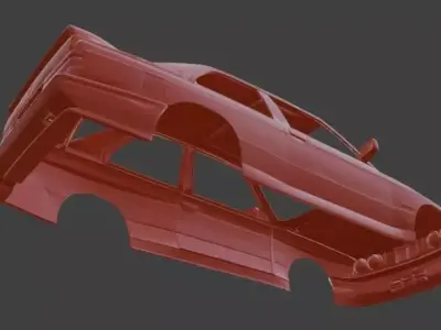 Classic Car Body Shell 3D Model DIY RC Car 3D print model