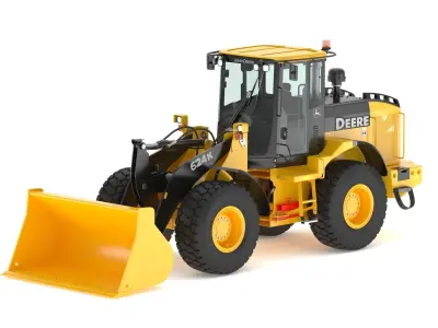 2010 John Deere 624K Wheel Loader 3D model