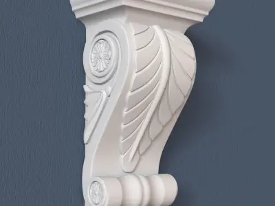 Decorative Corbel 3D model 5