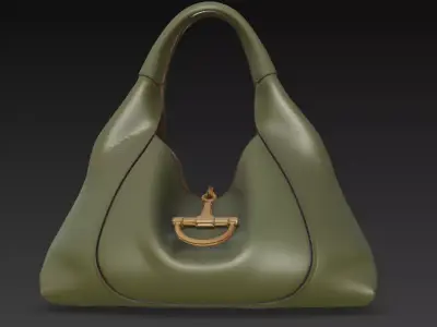 Gucci Softbit maxi shoulder bag Low-poly 3D model