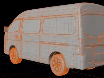 Nissan Caravan E25 3D model