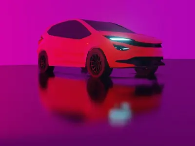 Tata Altroz Free 3D model Free low-poly 3D model