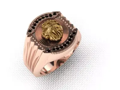 luxry Ring 3D print mode 3D print model