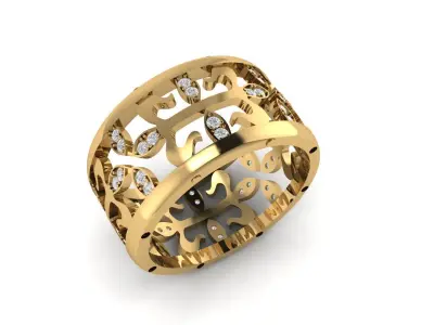 Patek phillip big version ring 3D print model