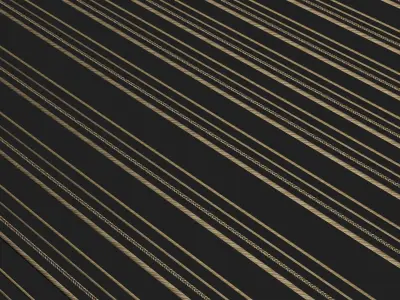 Four pieces of rope 3D model