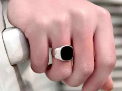 Enamel Ring 3D print model